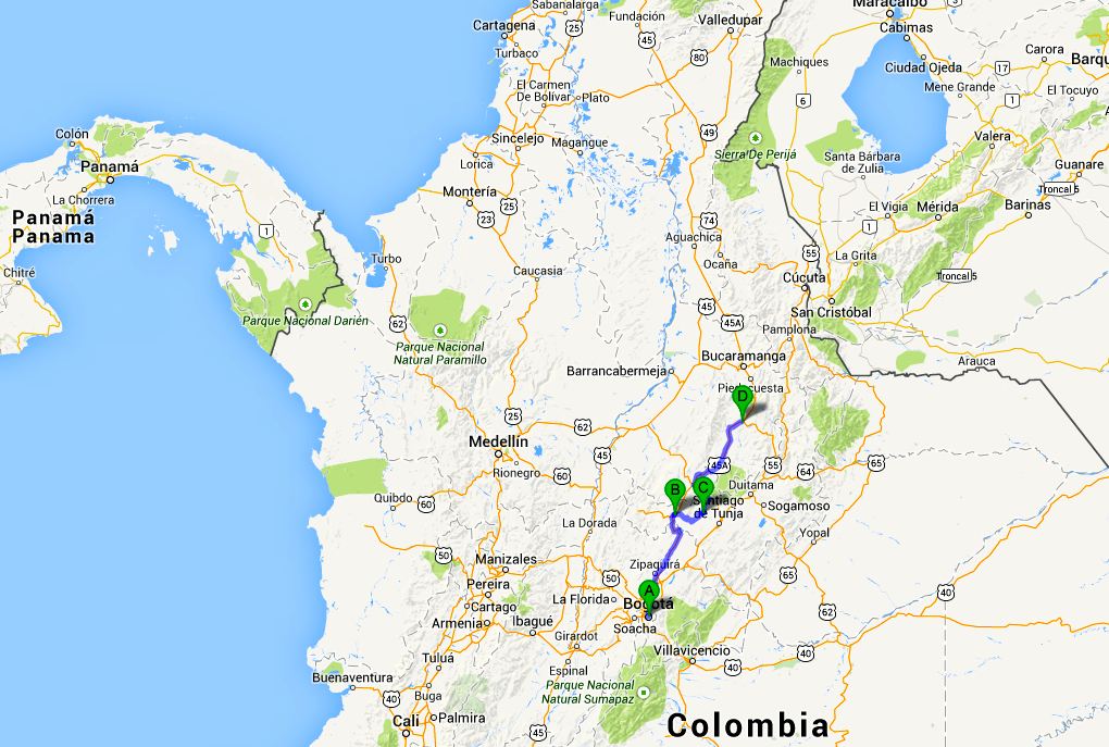 Itinerario di viaggio in Colombia, da Bogotà ai Caraibi, prima tappa