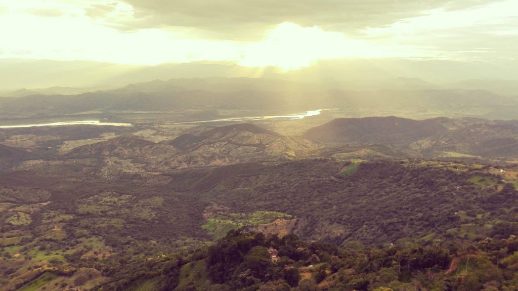 il meraviglioso paesaggio della Piedra Cabira, Mirador, Colombia