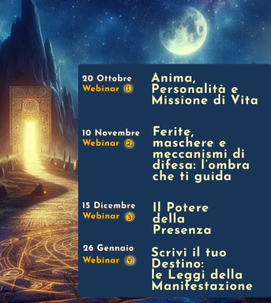 Scuola Iniziatica - Programma parte 1 Scuola Iniziatica - Programma parte 1